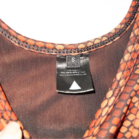 Balance Athletica‎ Red Copperhead Ascend Sports Bra Size Small - Picture 5 of 8